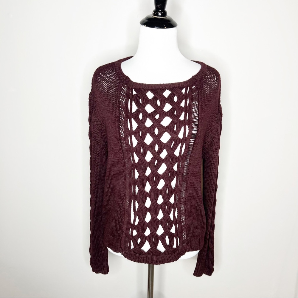Millau LF Cutout Open Knit Sweater